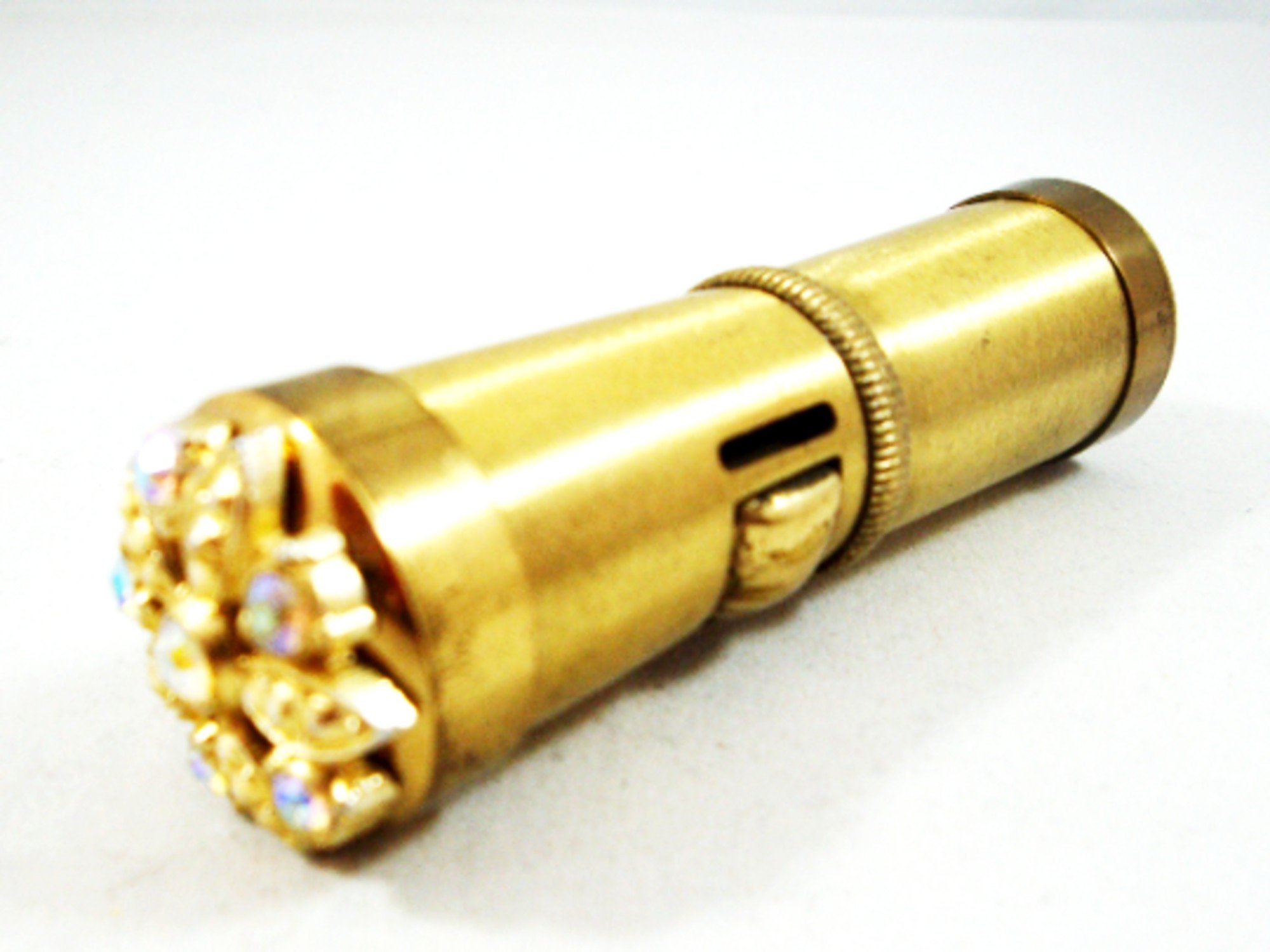 Rhinestone Lipstick Lighter Vintage AB Rhinestone Lighter Etsy