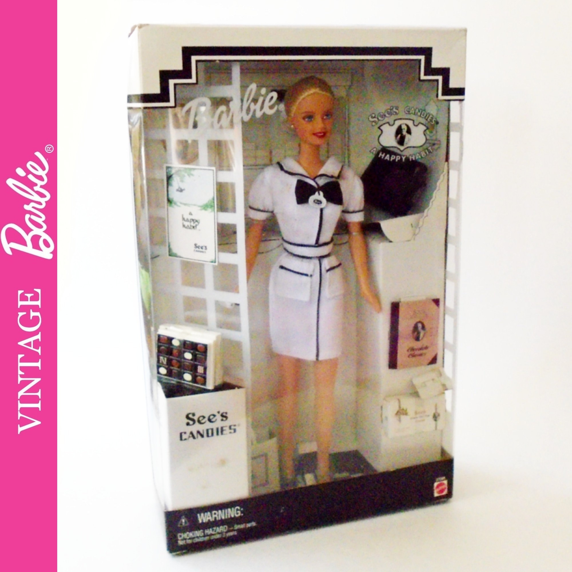 クリアファイル Barbie See`s candies クリアファイル Barbie See`s candies Sees Candy Barbie for