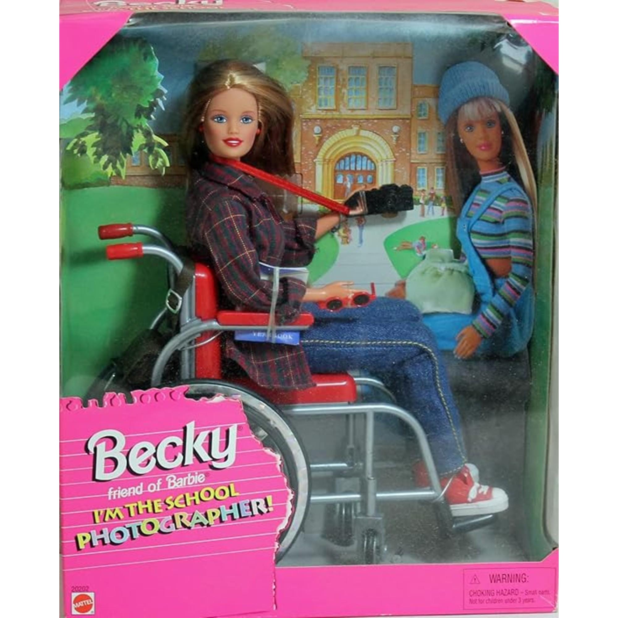 バービー　ベッキー　車椅子　1996年製　マテル　becky barbie Amazon.com: Barbie Becky Share a Smile Special Edition Doll (1996