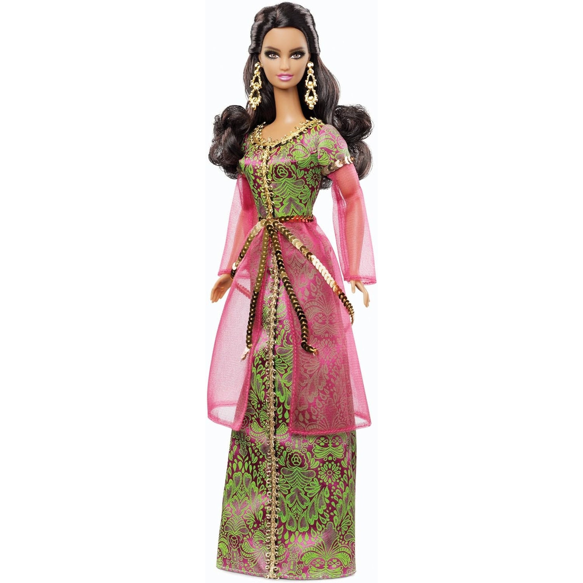 Dolls of the World MOROCCO Barbie Doll, Pink Passort MOROCCAN