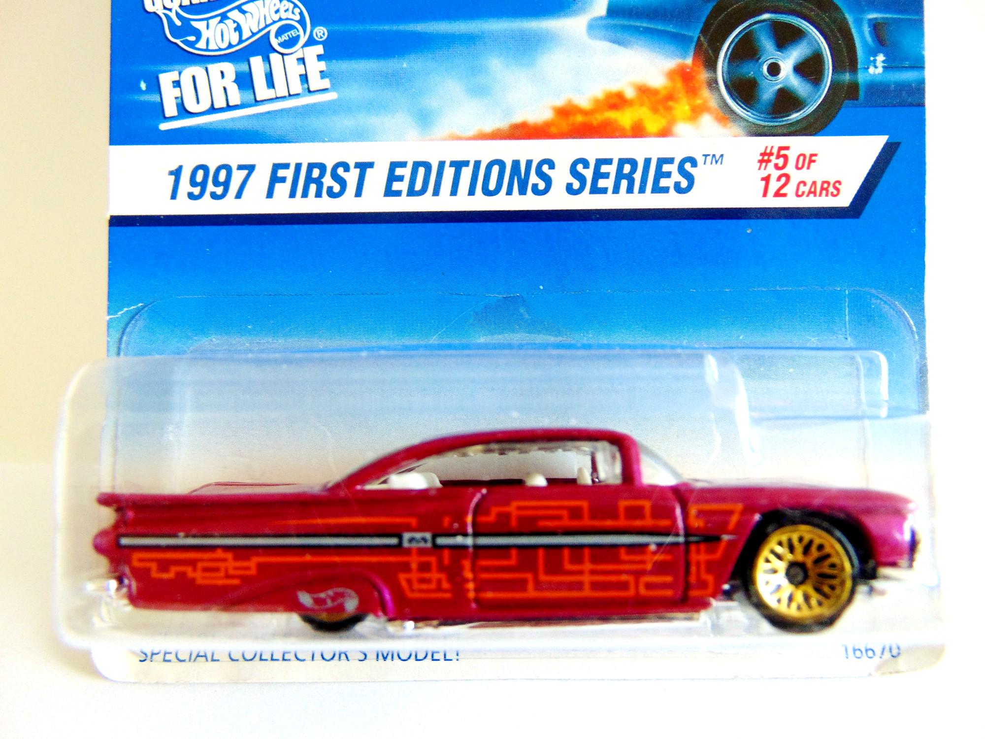 Vintage HOT WHEELS '59 Chevy Impala #517 1997 First Edition With