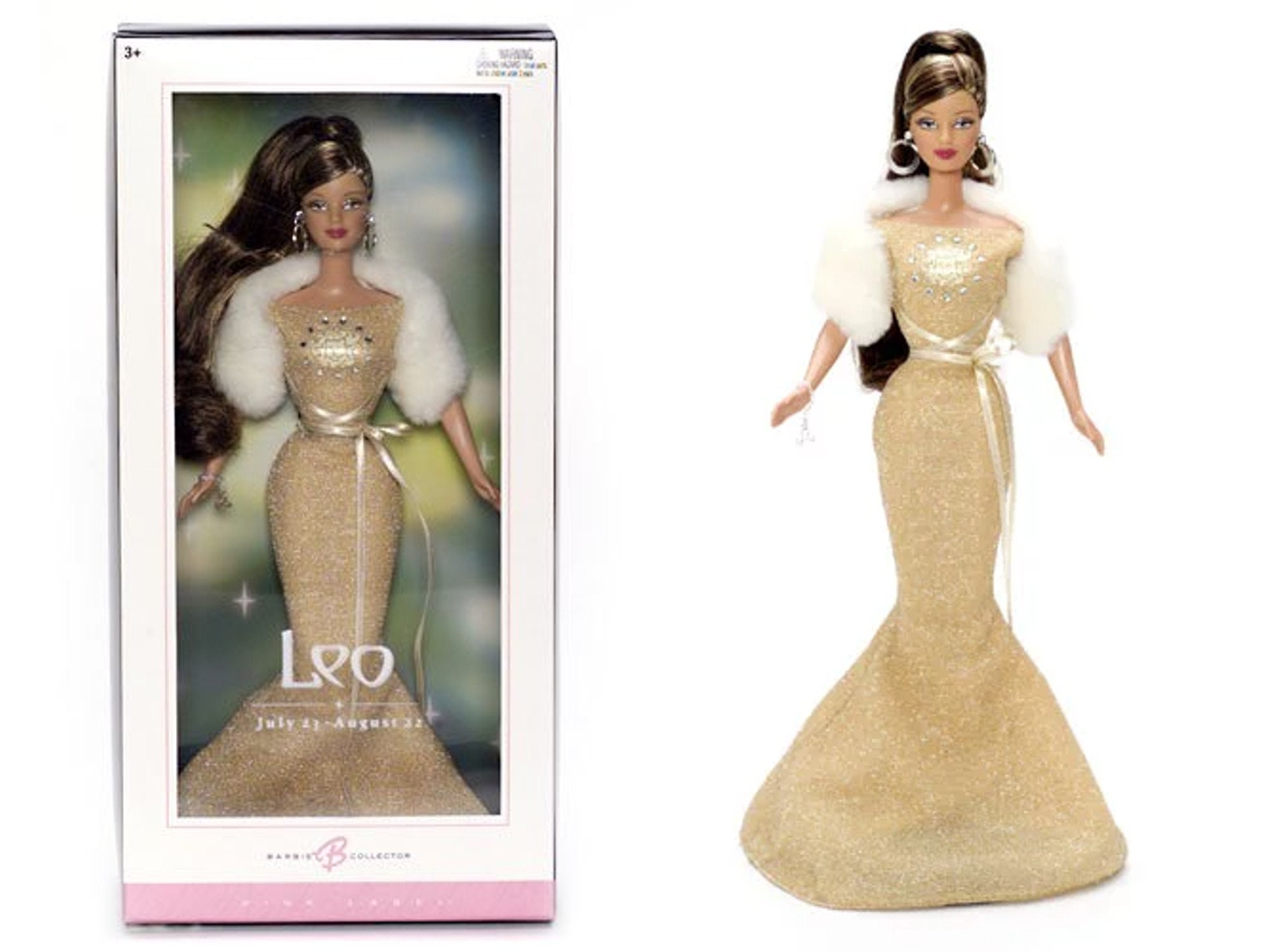 Leo Barbie Doll, Pink Label Barbie Collector Zodiac Doll, Zodiac