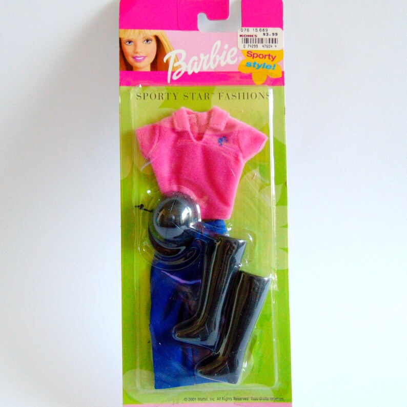 Barbie Sporty Star Riding Outfit, Barbie Equestrian Outfit New in ...