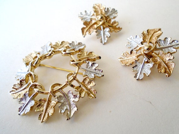SARAH COVENTRY 60's Silver and Gold Leaf Set, Gol… - image 2