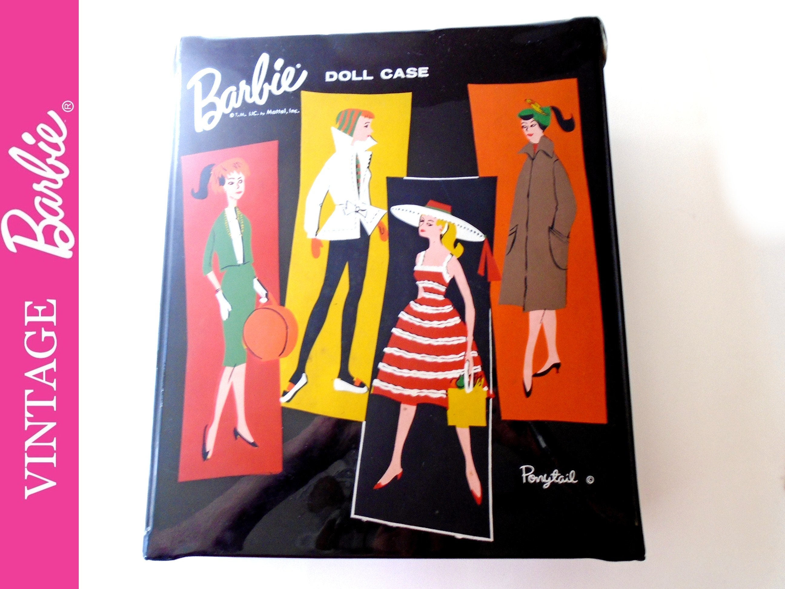 Ponytail Original 1961 Barbie Doll Case, Vintage Barbie Doll