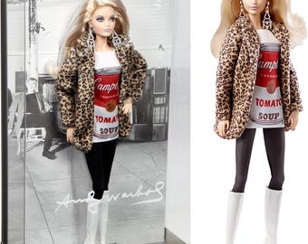 Andy Warhol Silver Label Barbie - Etsy