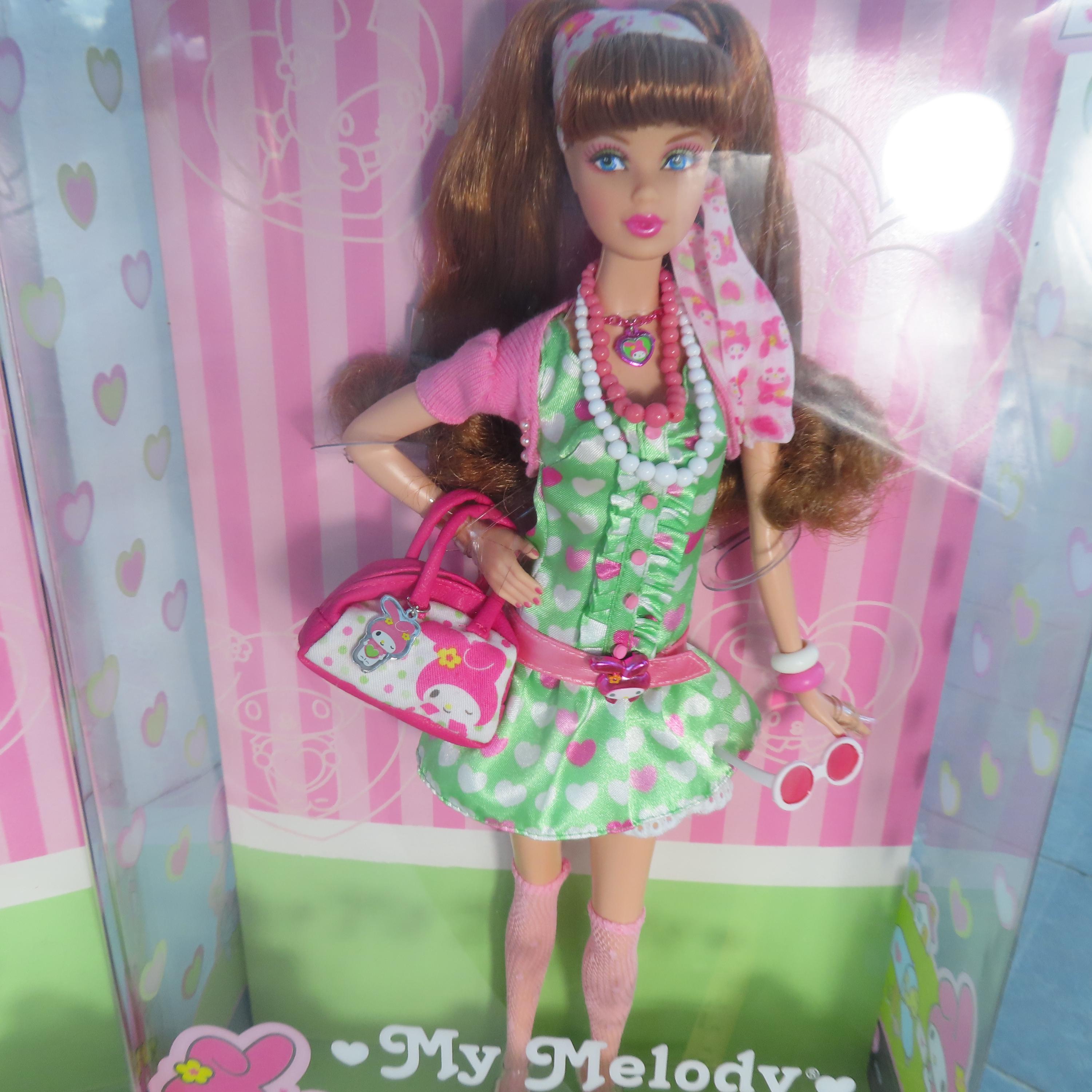 Barbie My Melody Doll, NRFB Mattel Pink Label, Sanrio Hello Kitty
