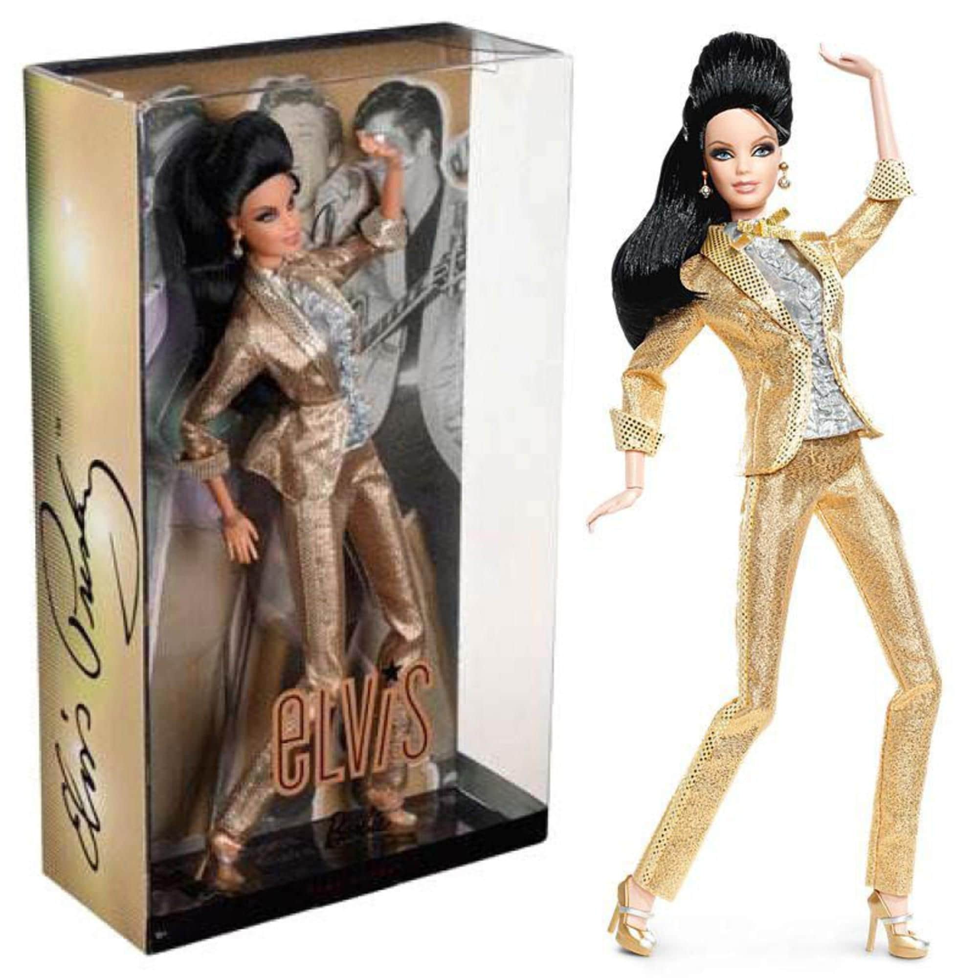 Barbie  Elvis  モデル BARBIE LOVES ELVIS, Mattel Pink Label Elvis Collector Doll