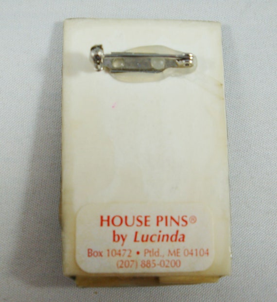 Lucinda House Pin, 1980's Star of David Lucinda House… Gem