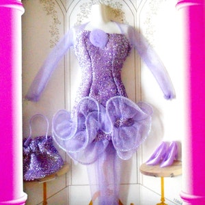 Barbie Fashion Avenue PARTY New in Box, Vintage Barbie Party Dress, NRFB Barbie Doll Clothes, 90&#39;s Barbie Clothes