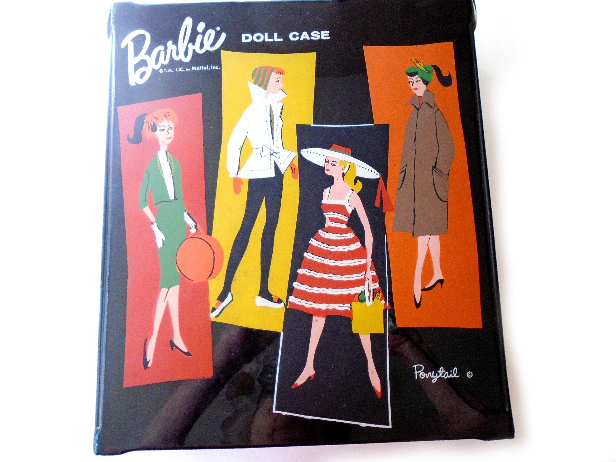 Ponytail Original 1961 Barbie Doll Case, Vintage Barbie Doll