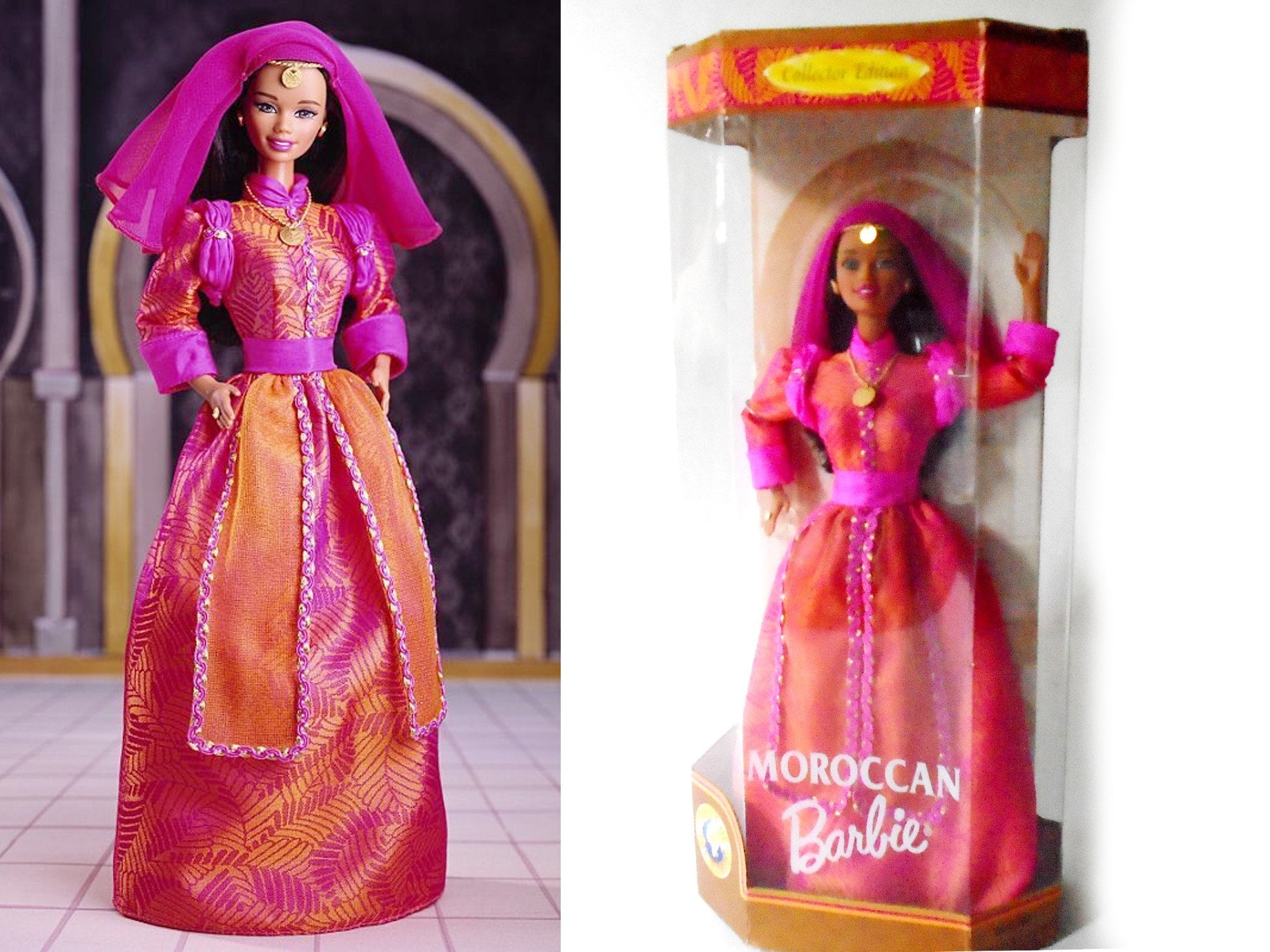 Dolls of the World MOROCCAN Barbie Doll MOROCCAN Barbie Doll 1999 Mattel MOROCCAN Doll of the World Etsy