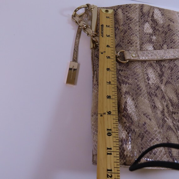 IVANKA Python Print Leather Bag, Beautiful & Eleg… - image 9