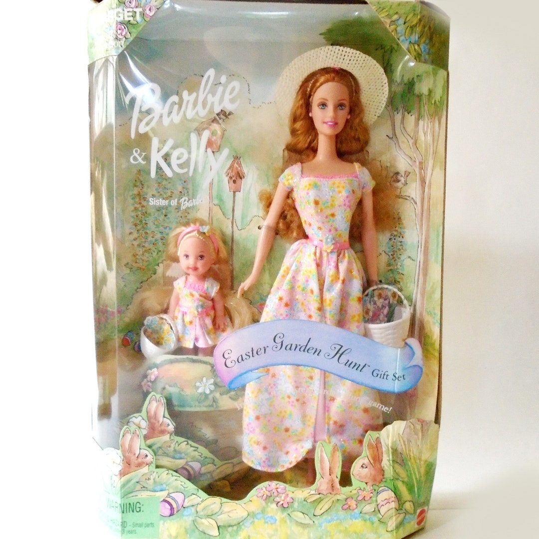 Barbie and Kelly Easter Garden Hunt Doll Set, Barbie and Kelly