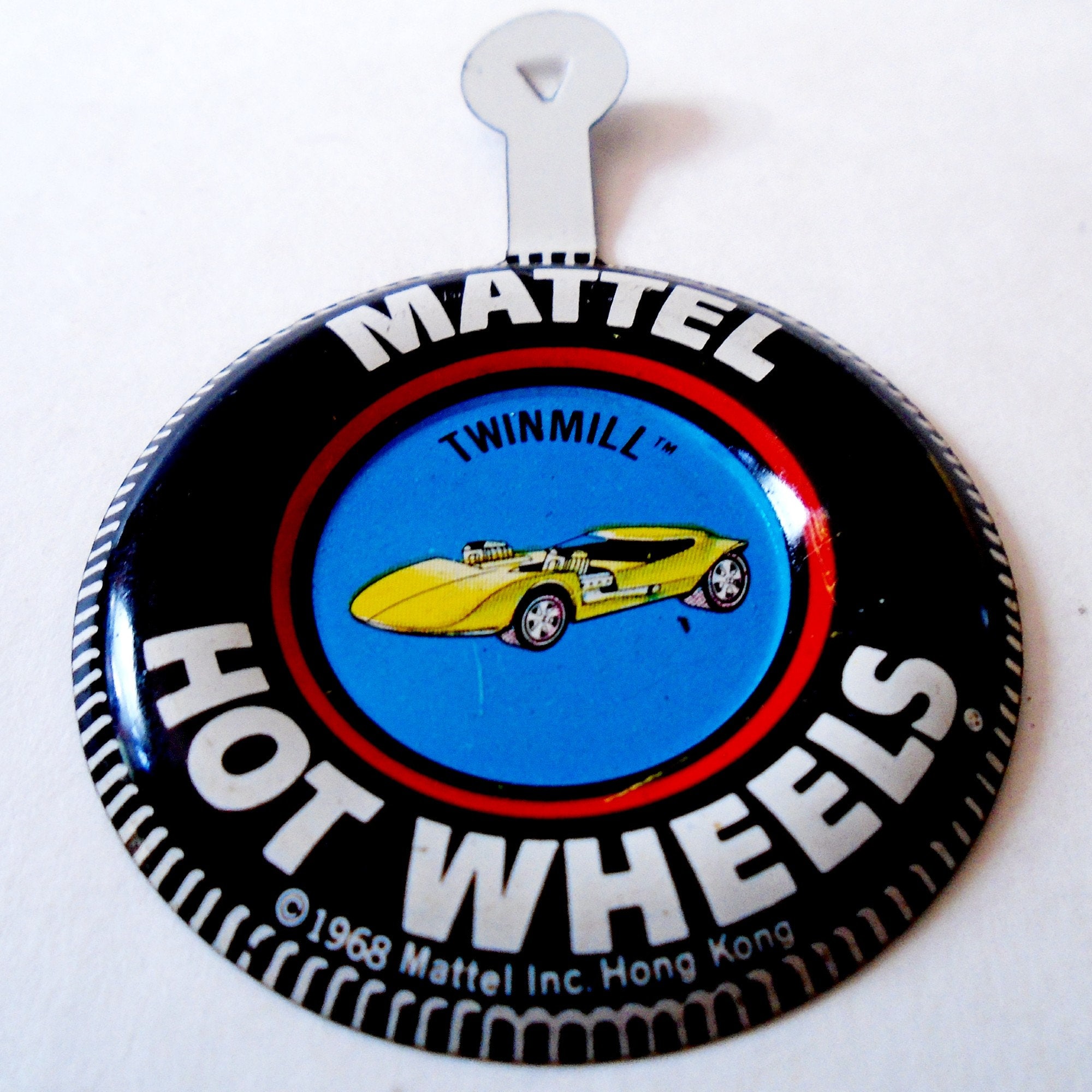 1968 Hot Wheels Redline Collectors Button, Original Hot Wheels