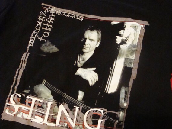 Sting 96 Concert T Shirt L, Mercury Falling Tour T