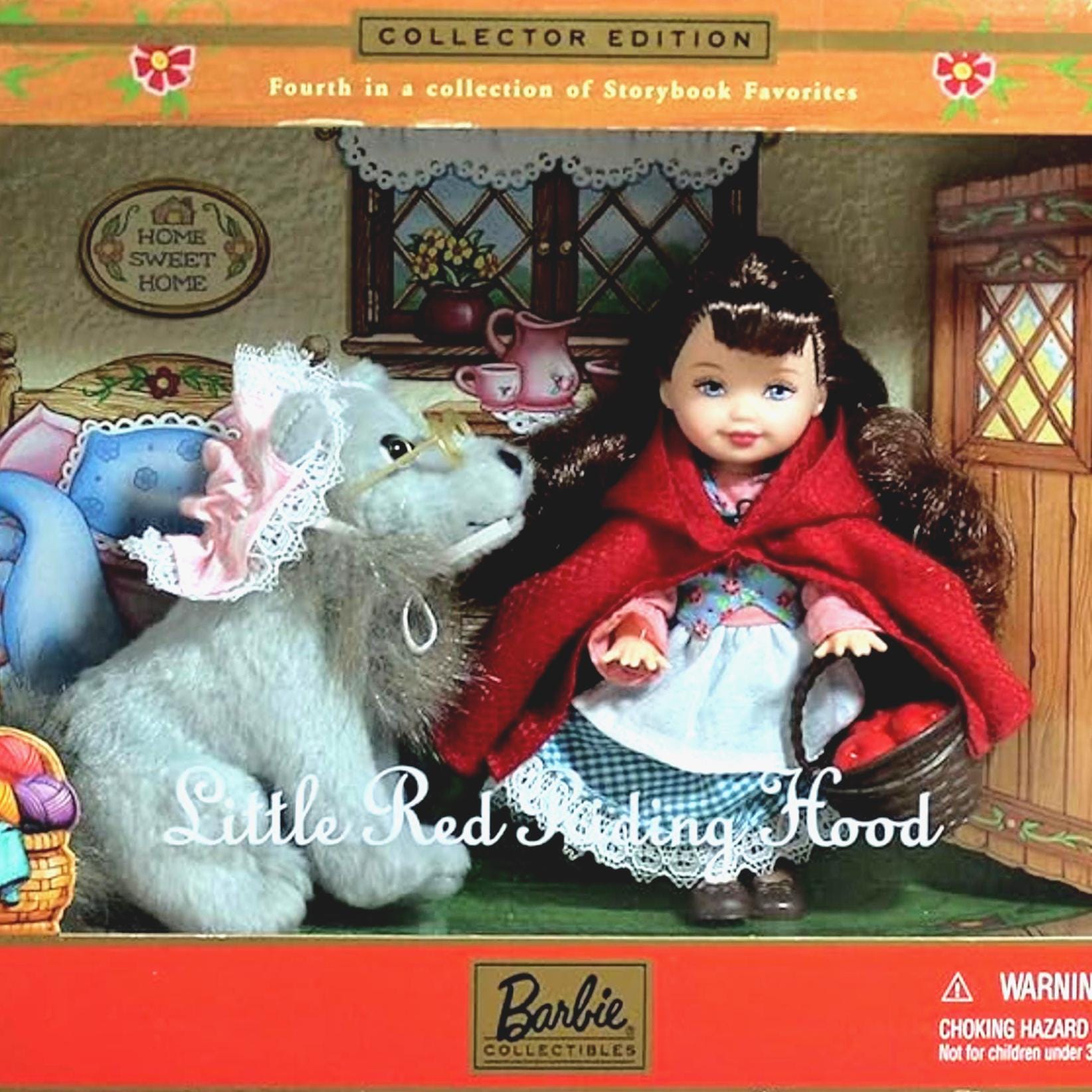 Barbie Kelly Little Red Riding Hood Dolls NRFB, Kelly Doll Little 