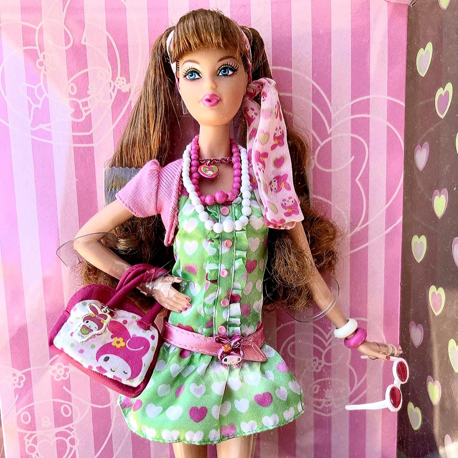 My Melody Sanrio Barbie Doll NRFB, My Melody Redhead Barbie Bill