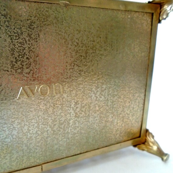 Vintage Brass Filigree Jewelry Casket, AVON Ormul… - image 5