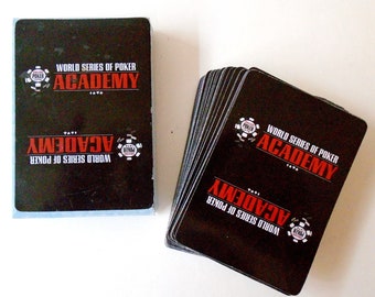WPT Academy Play Cards, World Poker Academy Deck of Cards, WPT MonogramS Poker Cards, World Poker Tour Card Deck