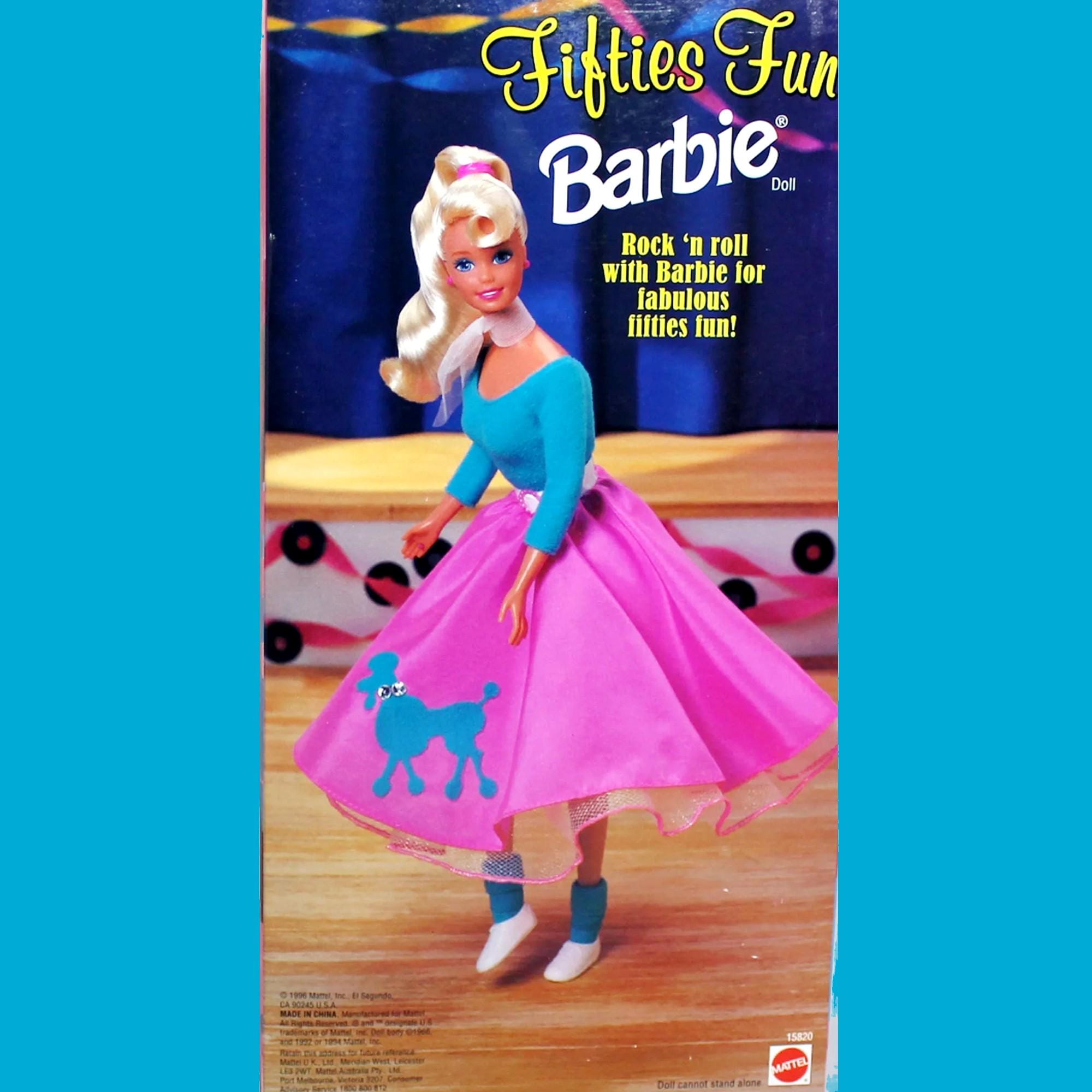 Barbie FIFTIES FUN 15820 Mattel 1996 Poupée blonde jupe