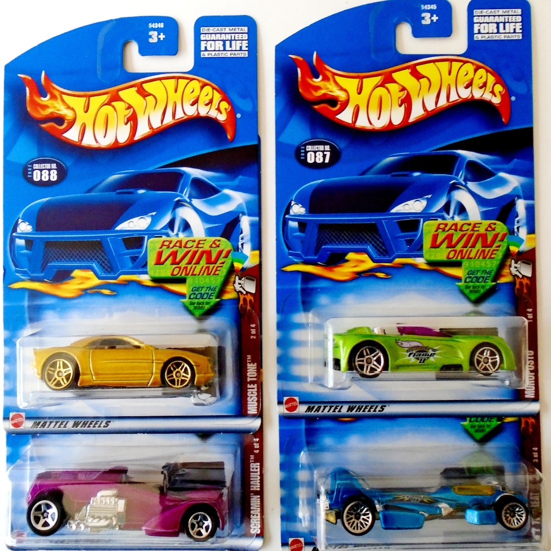 Hot Wheels Spectraflame Series II Set of 4, NIP Blue Card 2002 ...