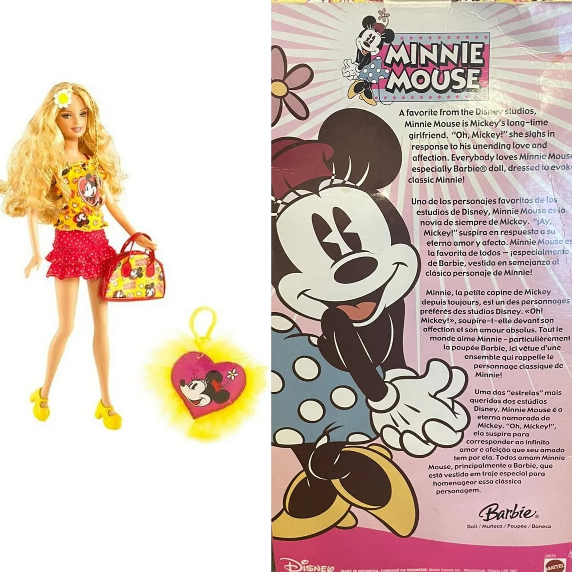 Barbie Loves Minnie Mouse Barbie Doll Pop Culture Collection 2005