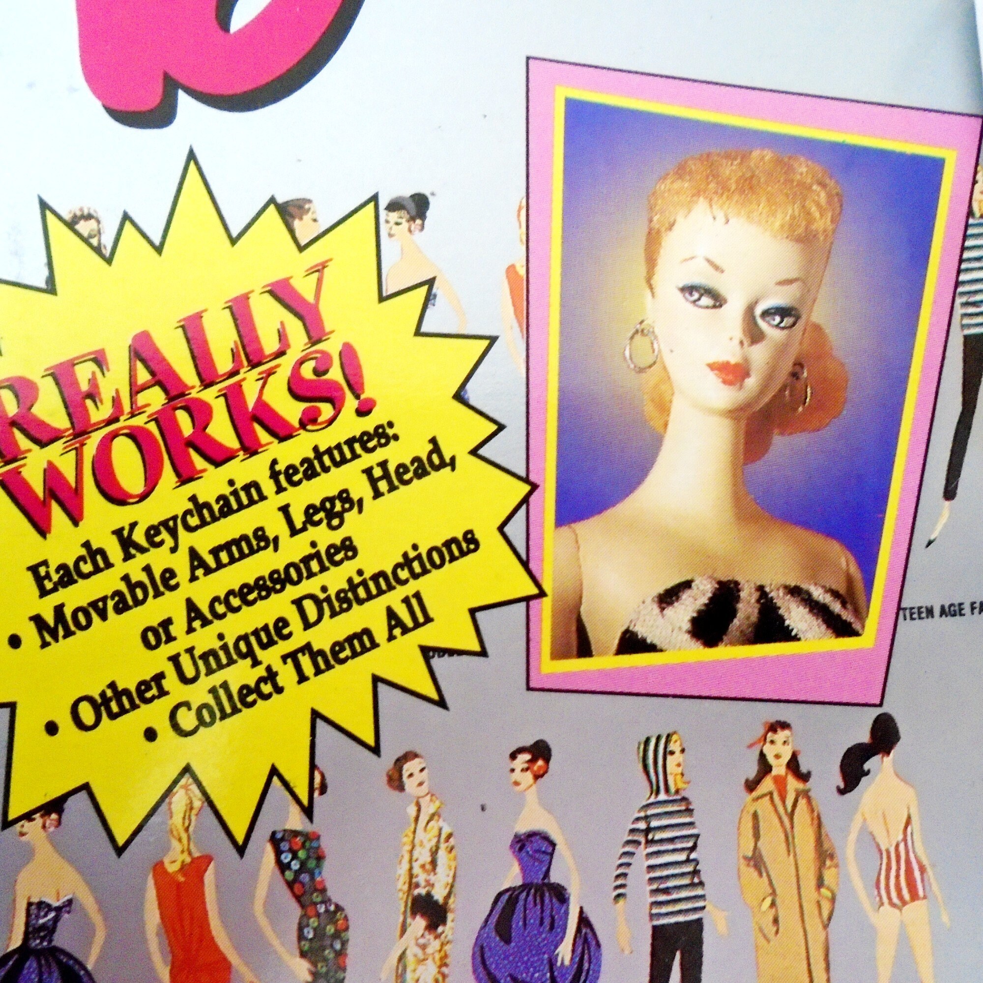 Solo in the Spotlight Replica Barbie Key Ring, Vintage Barbie Doll ...