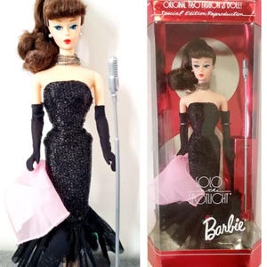 white christmas dresses Barbie Photographer Petite Fashion Doll Dressed in Heart-print Dress w –  Cove Toy House