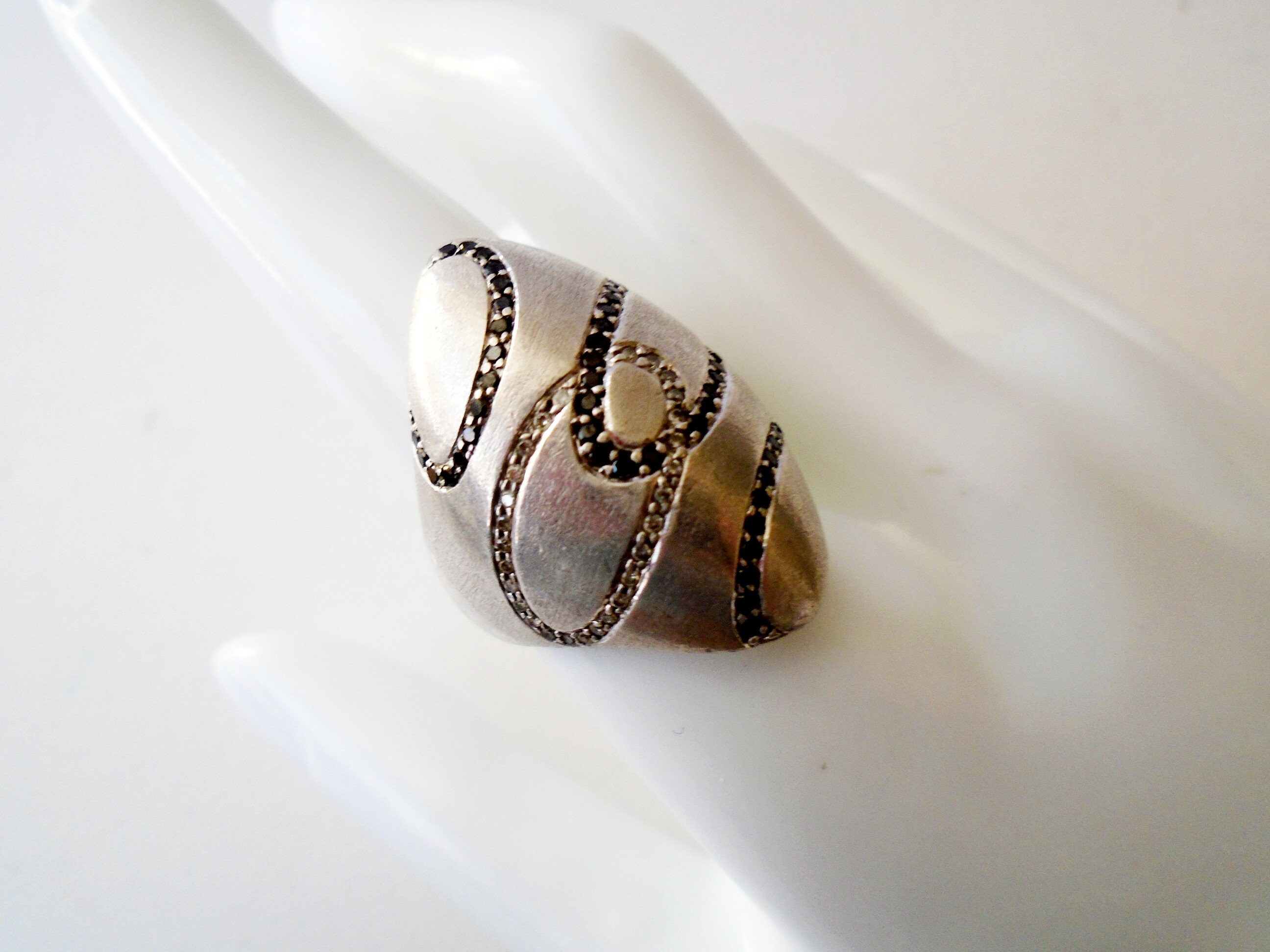 seadsmara シーズマーラ Graphical overlap ring Sea'ds mara ONLINE SHOP【シーズマーラ】
