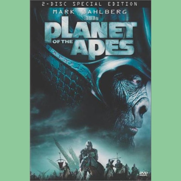 Planet of the Apes, 2001 DVD, Two-Disc, Special Edition, Tim Burton, Mark Wahlberg, Helena Bonham Carter