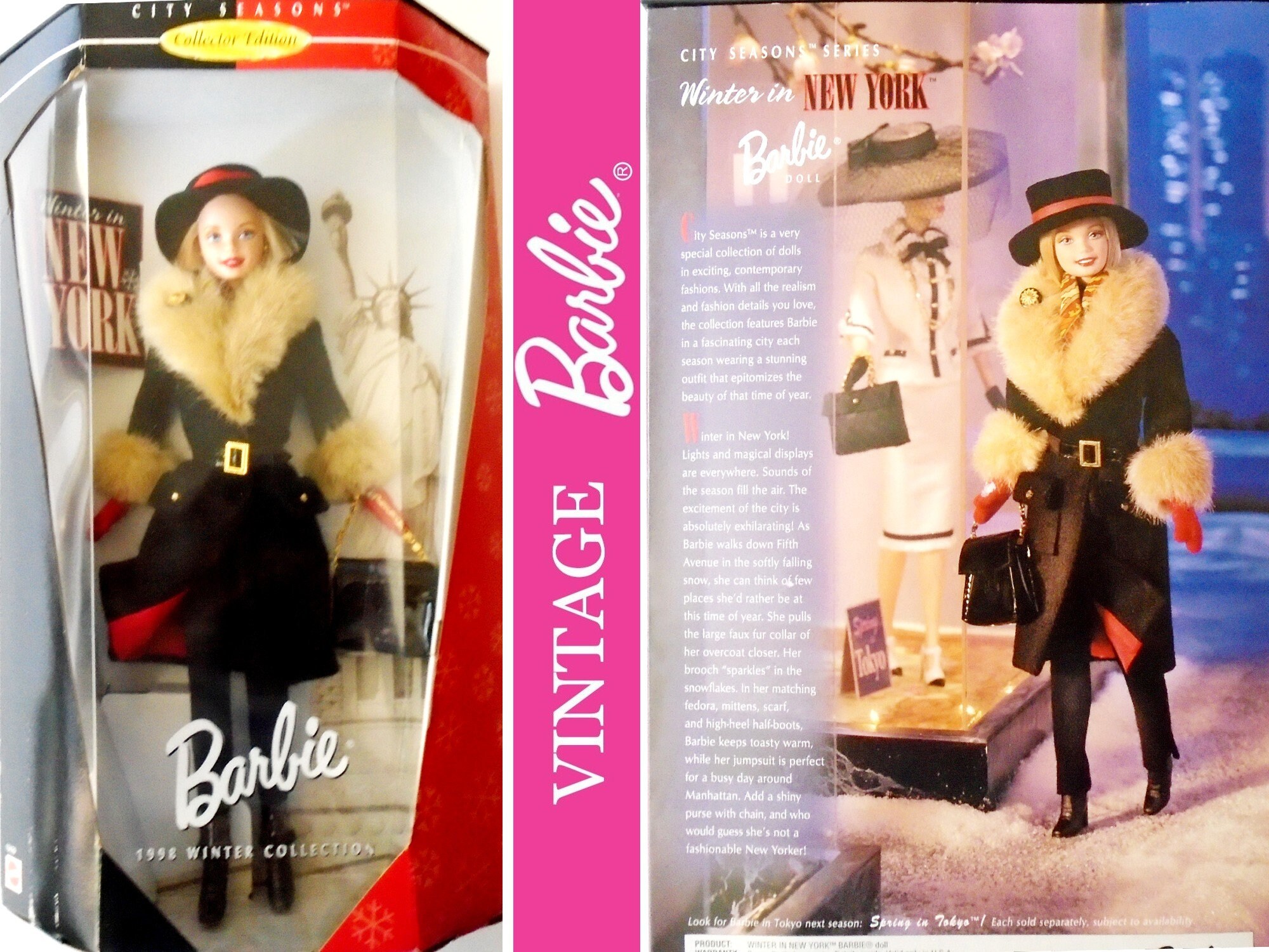 バービー 1998年 ウィンターコレクション ニューヨーク バービー 1998 ウィンターコレクション ニューヨーク（Winter in