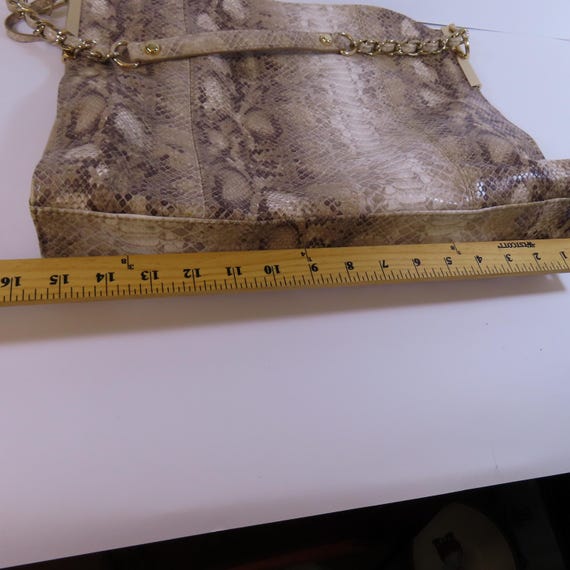 IVANKA Python Print Leather Bag, Beautiful & Eleg… - image 8