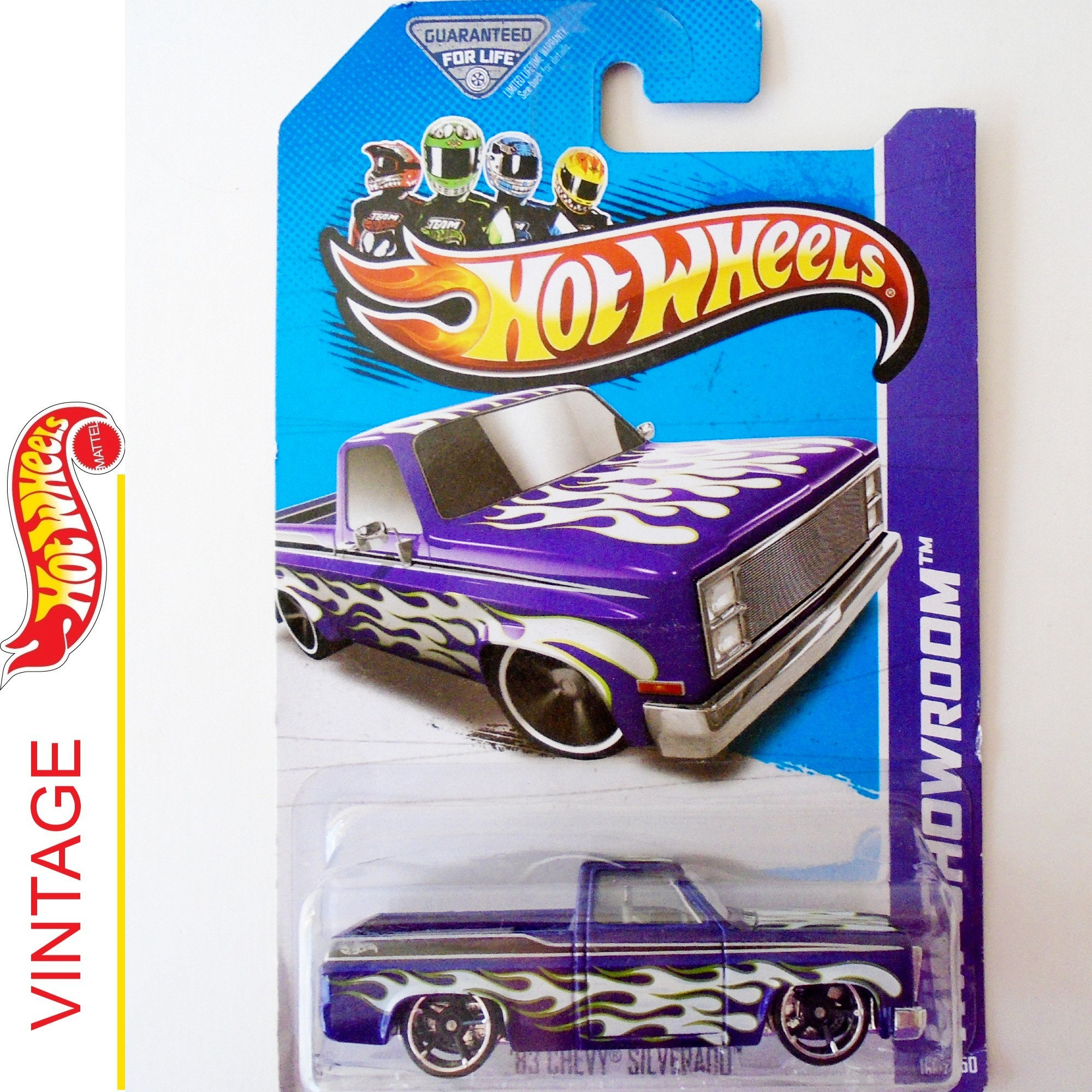 Hot Wheels 1983 Chevy Silverado Truck, Hot Wheels Showroom Purple