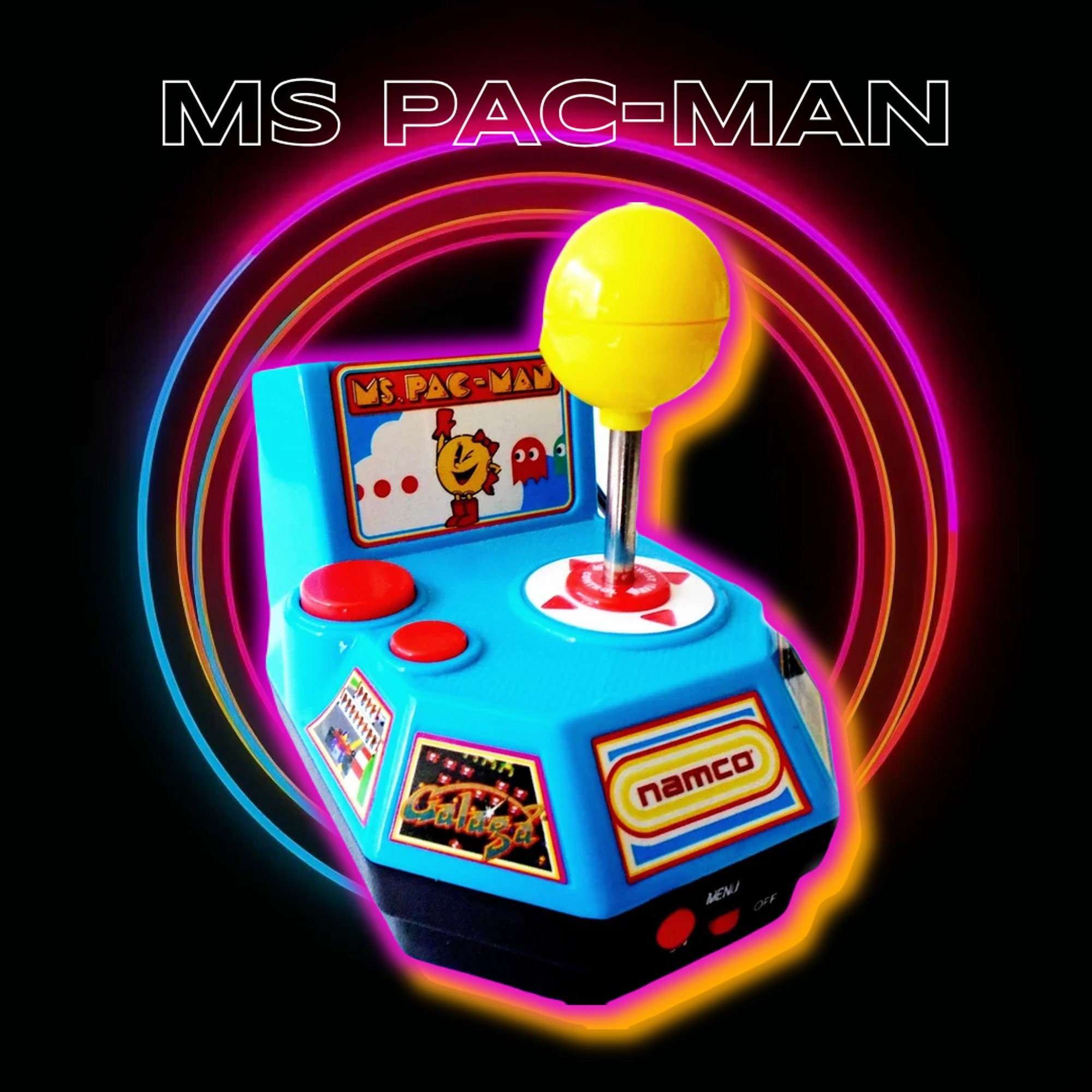  Namco Ms. Pac-Man Plug & Play with 5 TV Games : Toys