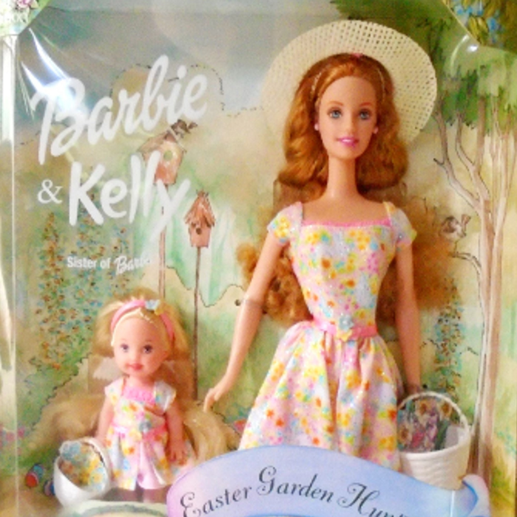 Barbie and Kelly Easter Garden Hunt Doll Set, Barbie and