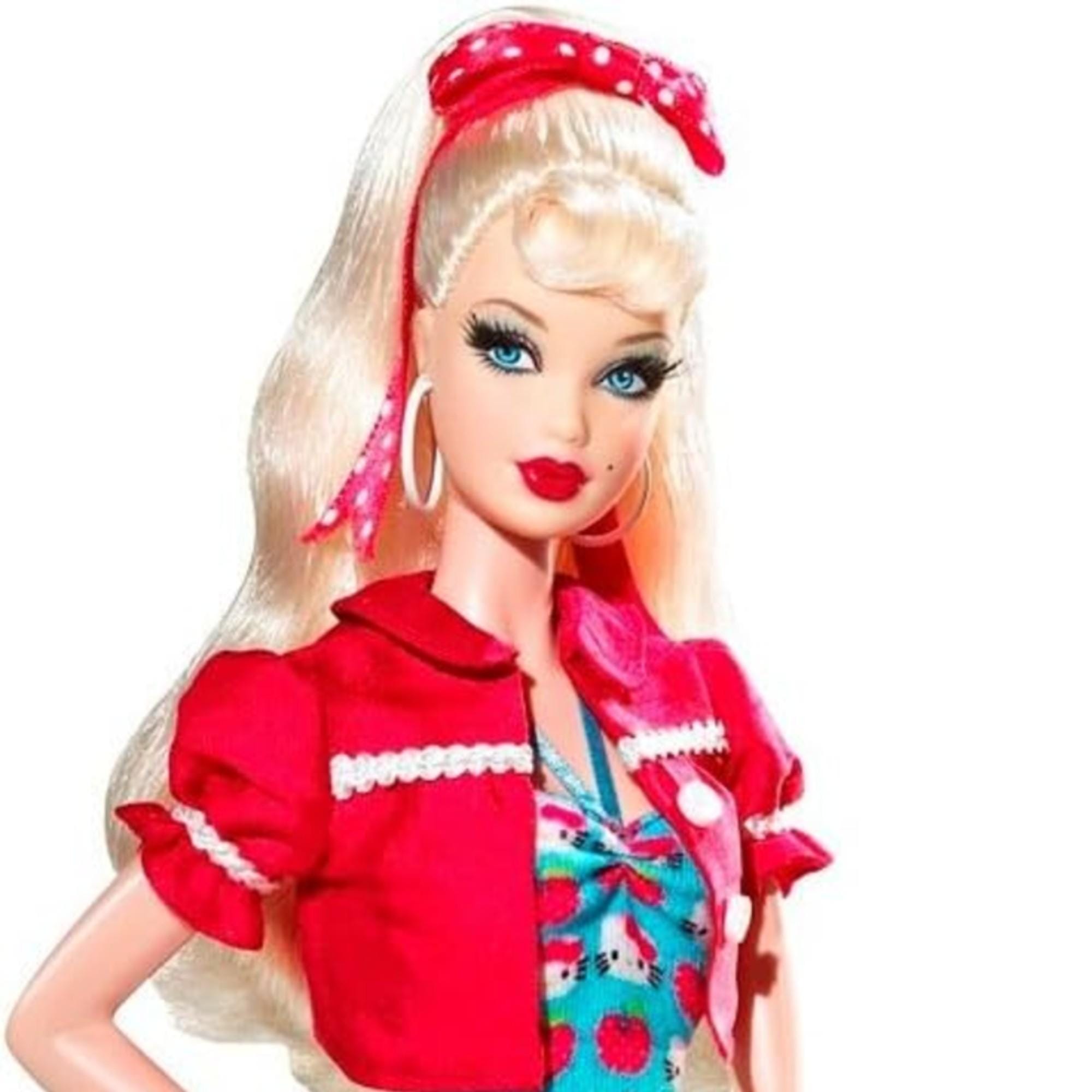 Hello Kitty Barbie Doll NRFB, Barbie Bill Greening Silver Label