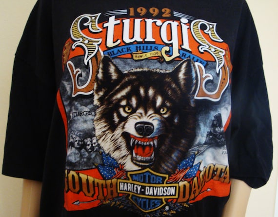 Harley Davidson 3D Emblem Shirt 3X, Sturgis 92 Har