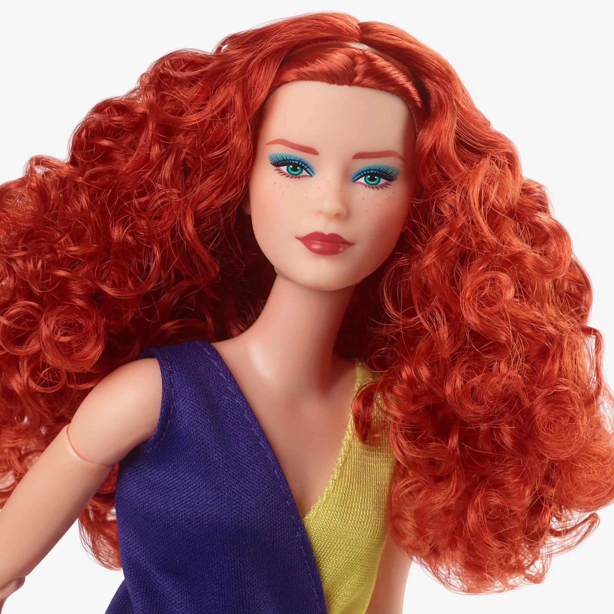 Posable Doll Red Hair Made To Move Barbie Doll Baby Doll Curvy