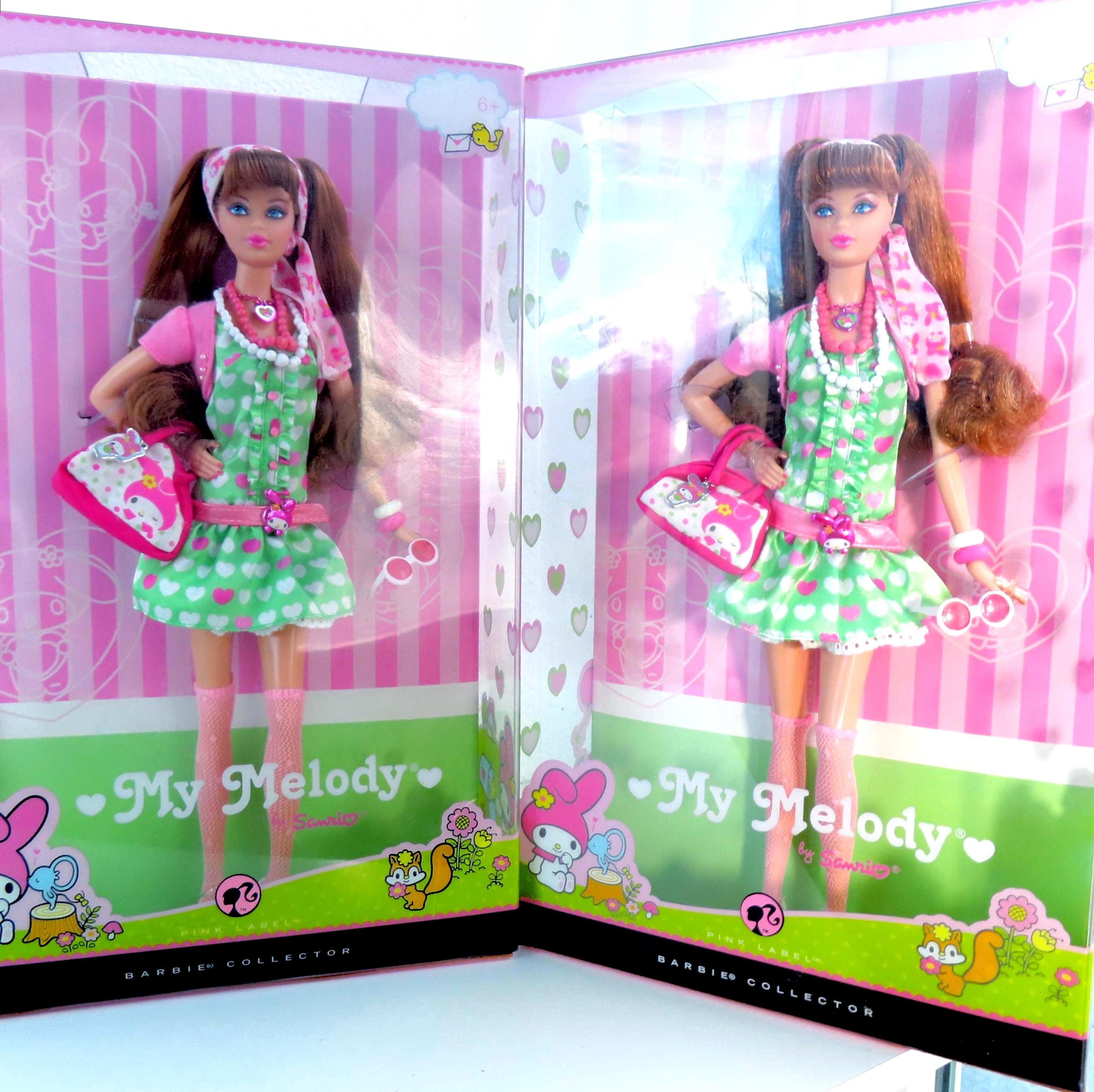 Barbie My Melody Doll, NRFB Mattel Pink Label, Sanrio Hello Kitty