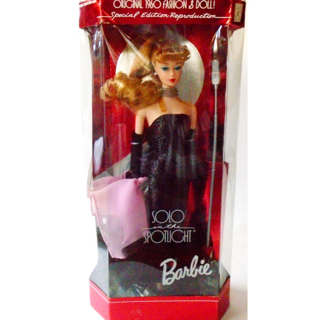 Solo in the Spotlight Barbie, Vintage Barbie Doll, 1960 Barbie Solo in the Spotlight NRFB 1994