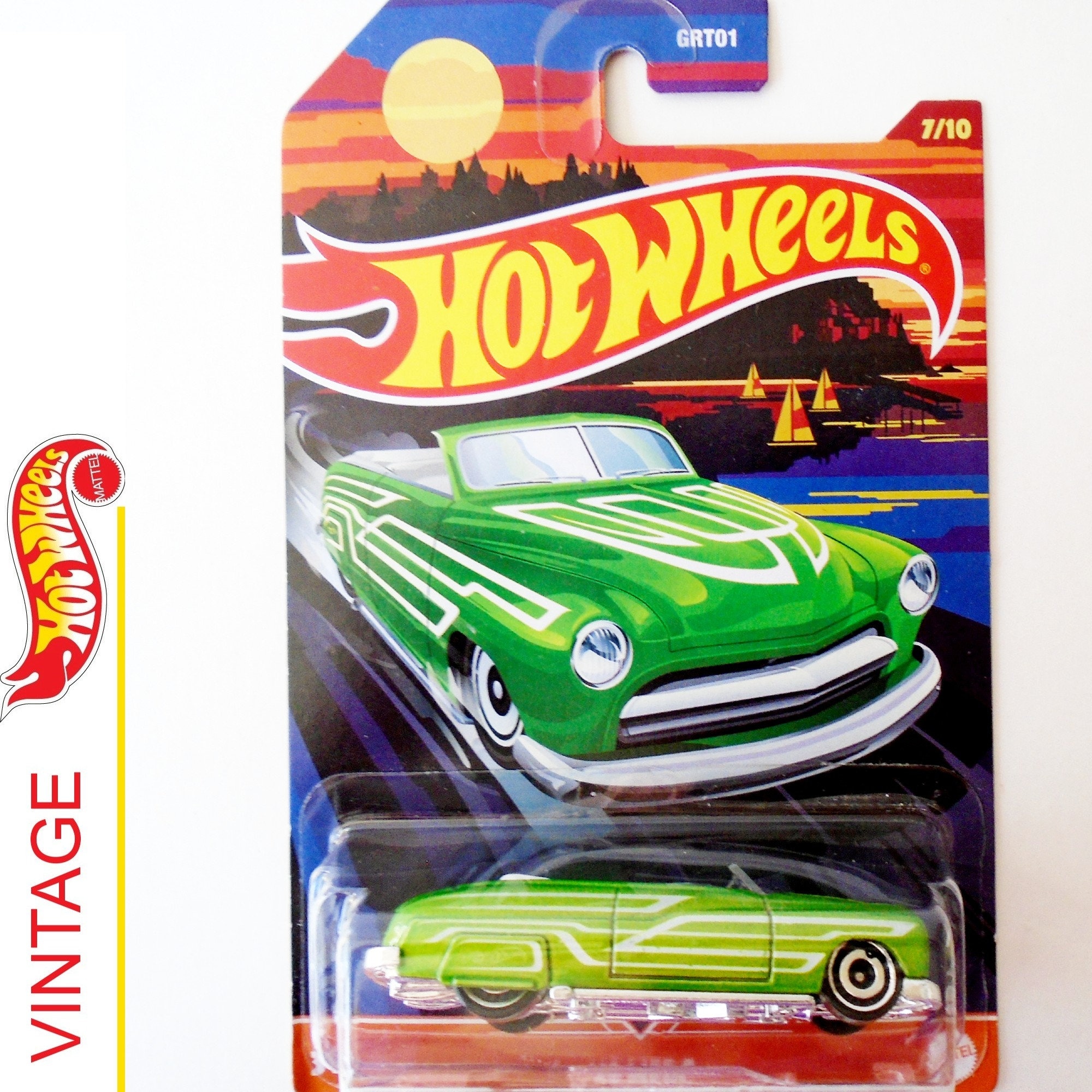 アメリカングラフィティー ホットウィール レジェンド 49 MERCURY Hot Wheels 1949 Green Mercury, 49 Merc Hot Wheels 1984 GRT1 Car 7