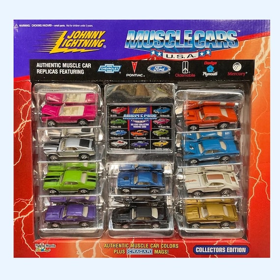 Johnny Lightning Muscle Cars USA 10 Car Set Vehicles, 1996 Johhny
