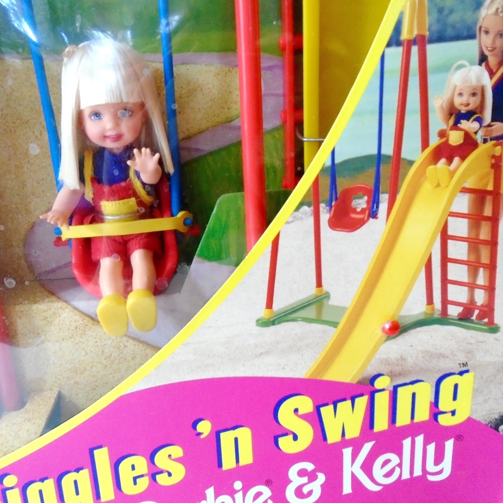 Barbie and Kelly Giggles N Swing Set, Barbie and Kelly Swingset