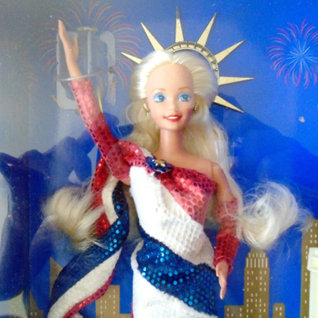 Vintage Barbie Doll, Statue of Liberty Anniversary Barbie