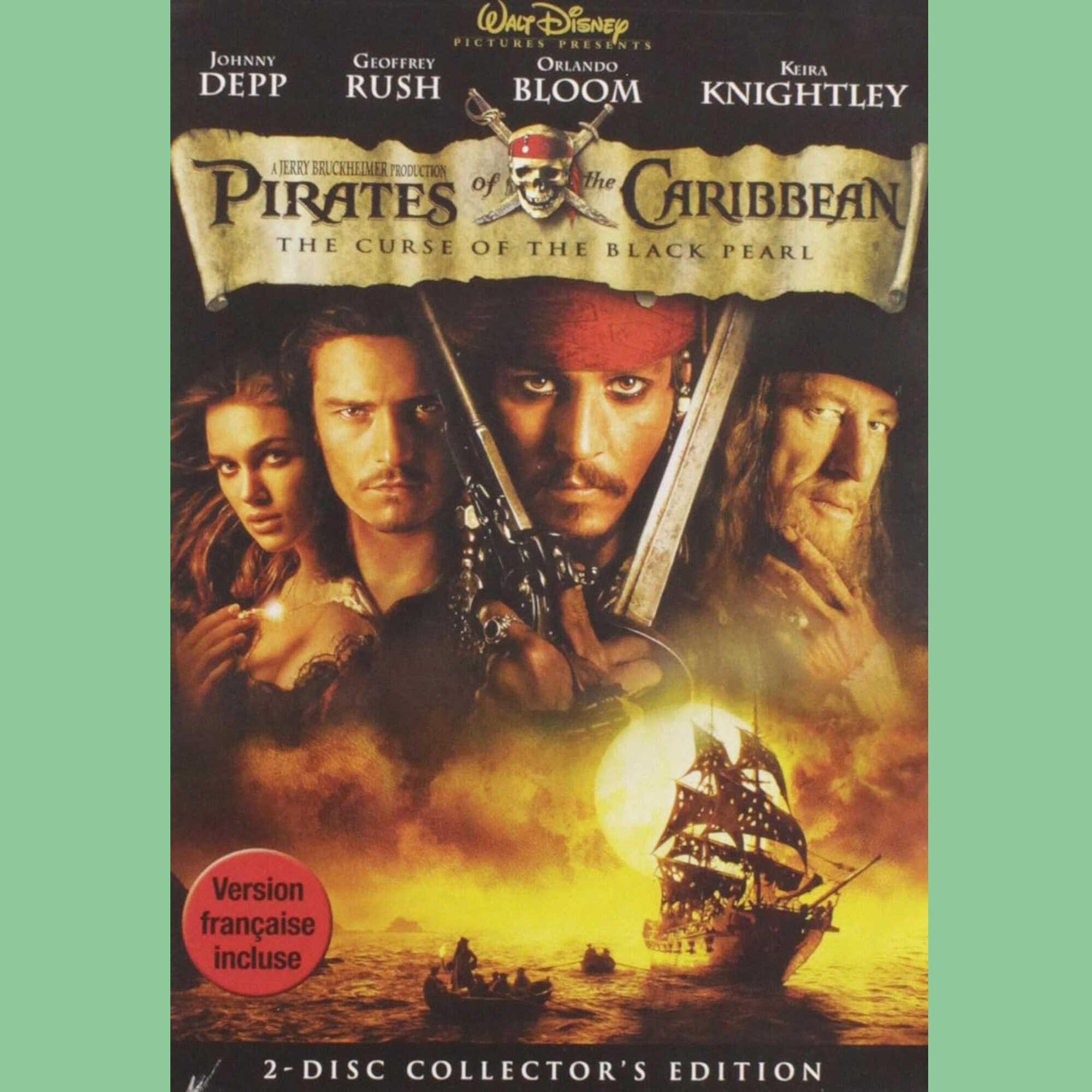 Pirates of the Caribbean, the Curse of the Black Pearl, Two-disc