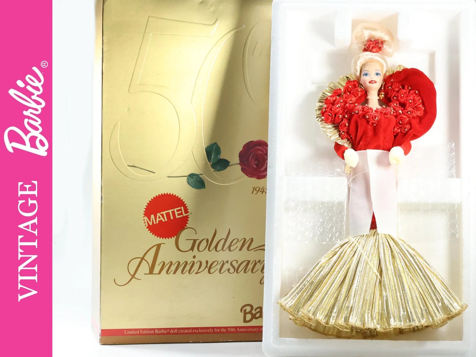 Mattel 50th Anniversary Barbie, 50th Golden Anniversary 1945