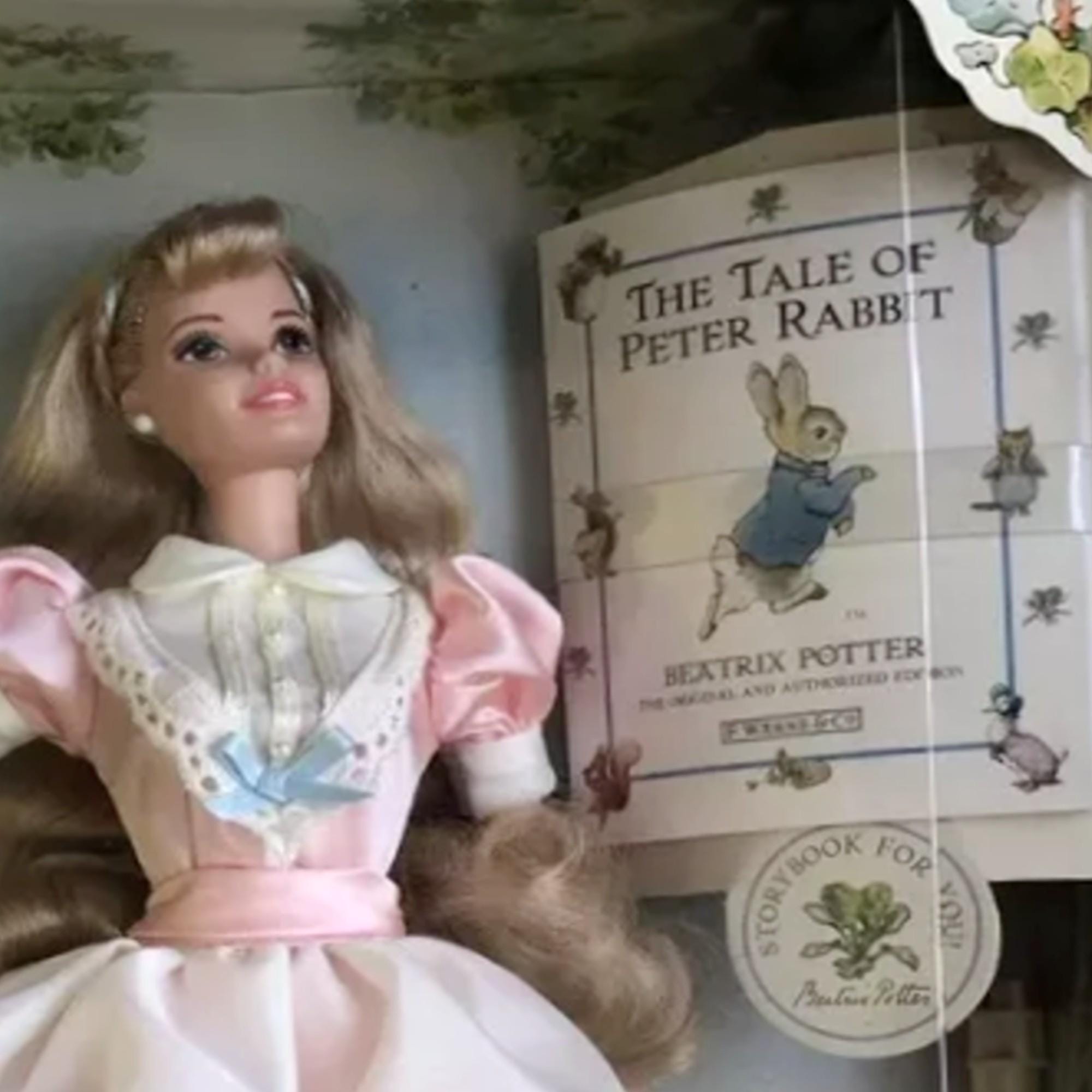 【未使用】バービー人形 Peter Rabbit PETER RABBIT Barbie, New Mattel the Tale of Peter Rabbit Barbie