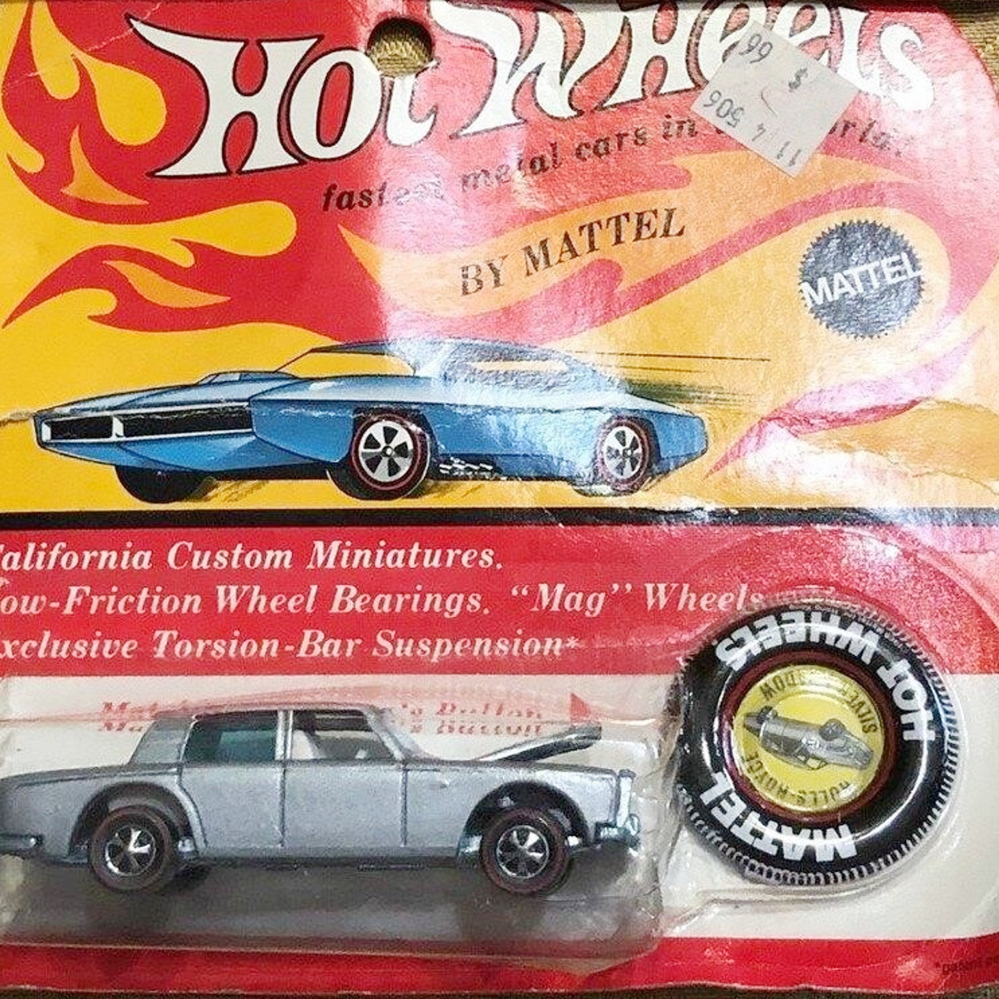 Hot Wheels RED LINE 1969 Rolls Royce Silver Shadow, NEW in Blister