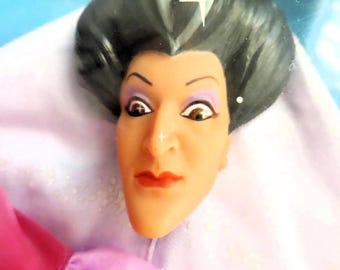 BARBIE WICKED STEPMOTHER Costume for Barbie Doll, Disney Cinderella Wicked Stepmother Mask and Dress Costume, New in Box, On Sale